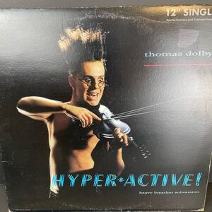 THOMAS DOLBY "HYPERACTIVE" 1984 CAPITOL V-8576 12" SINGLE